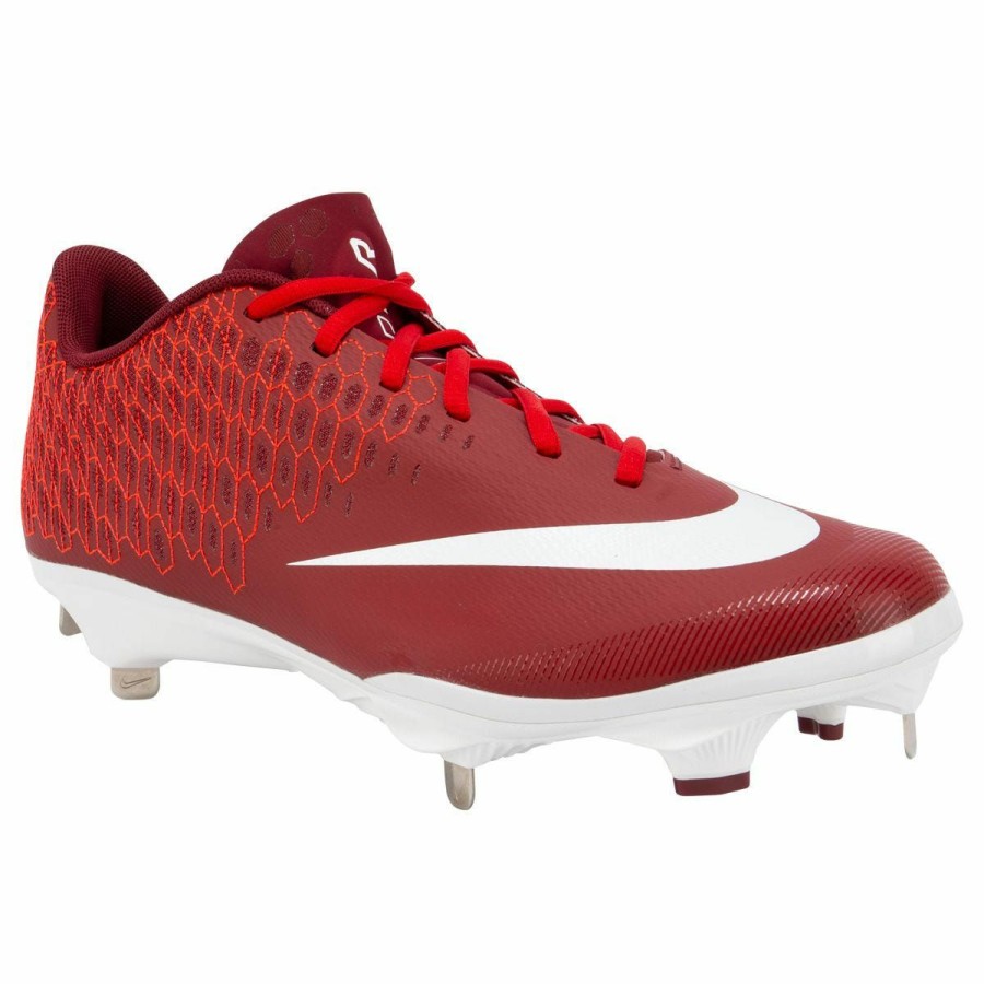 Softball & Baseball Shoes * | Nike Lunar Vapor Ultrafly Elite 2 Men'S Low Metal Baseball Cleats University Red/White/Team Red Online