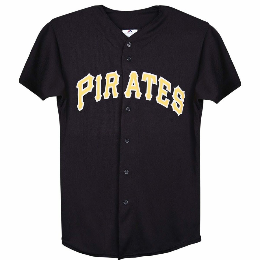 Gamewear * | Pittsburgh Pirates Majestic Cool Base Pro Style Youth Jersey Discount