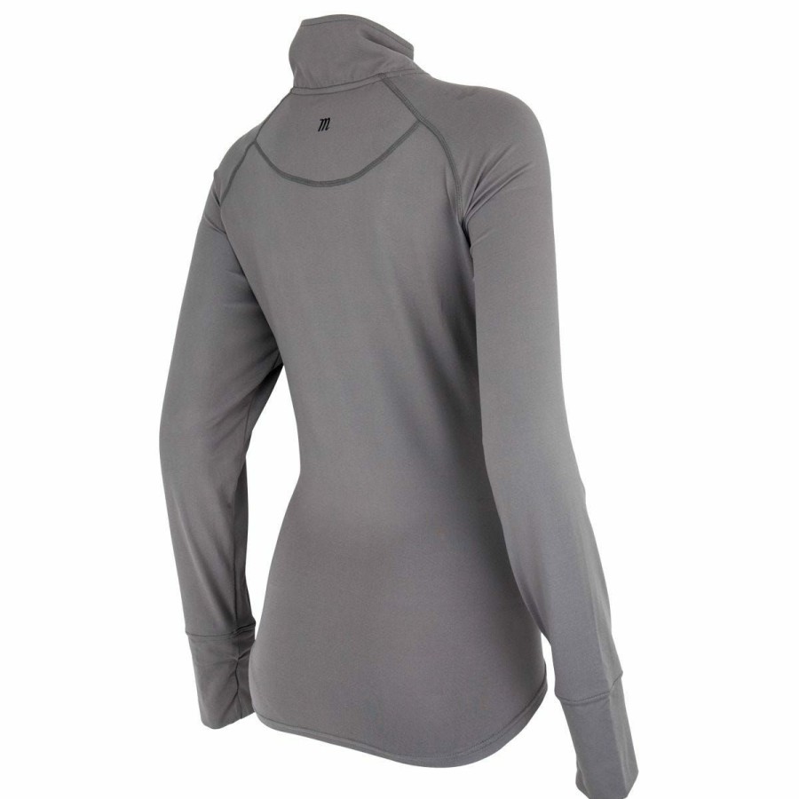 Women'S Apparel * | Marucci Women'S Quarter-Zip Long Sleeve Performance Shirt Discount