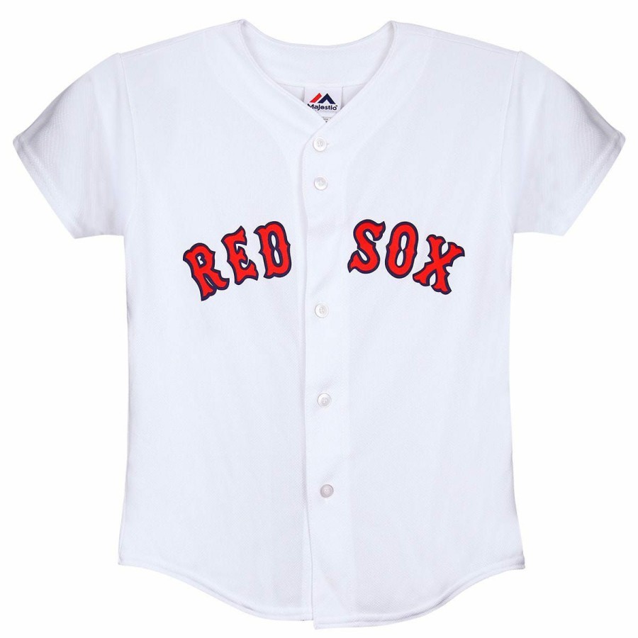 Gamewear * | Boston Red Sox Majestic Cool Base Pro Style Youth Jersey Online