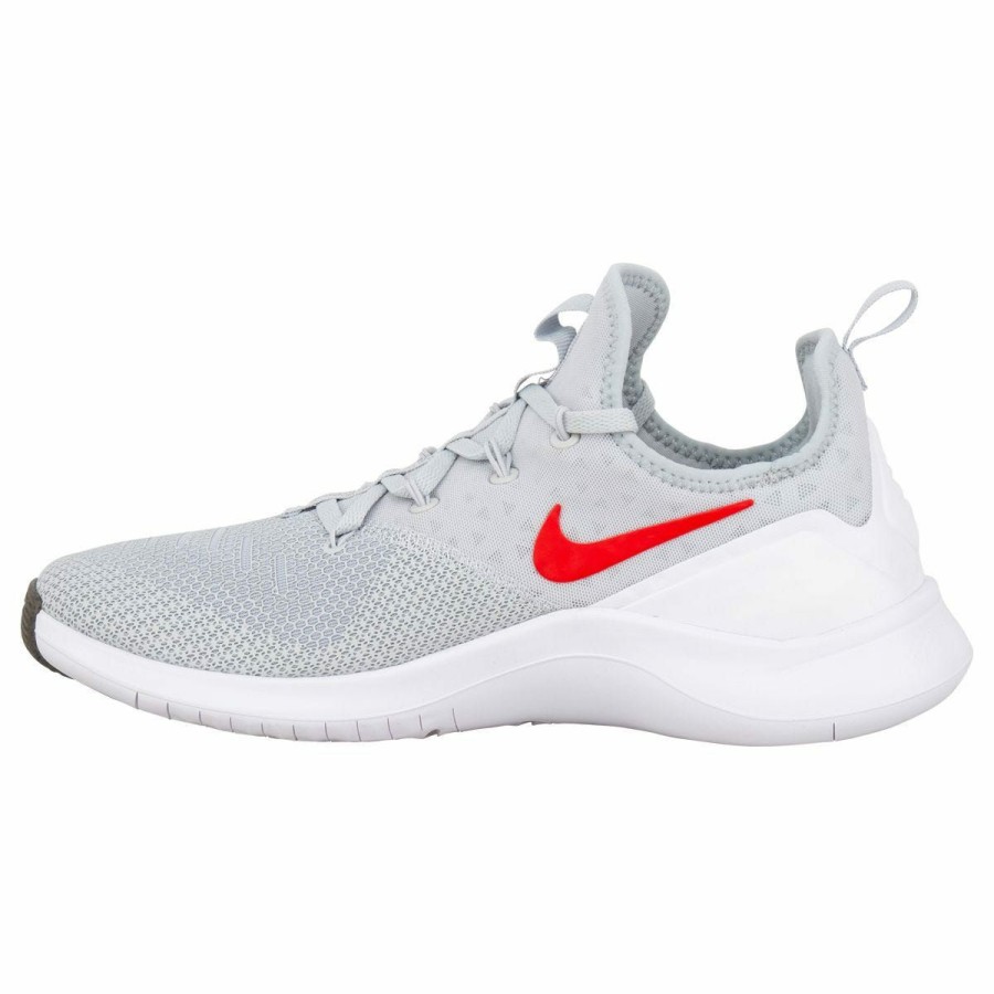 Softball & Baseball Shoes * | Nike Free Tr 8 Men'S Training Shoes Pure Platinum/Habanero Red/White Sale