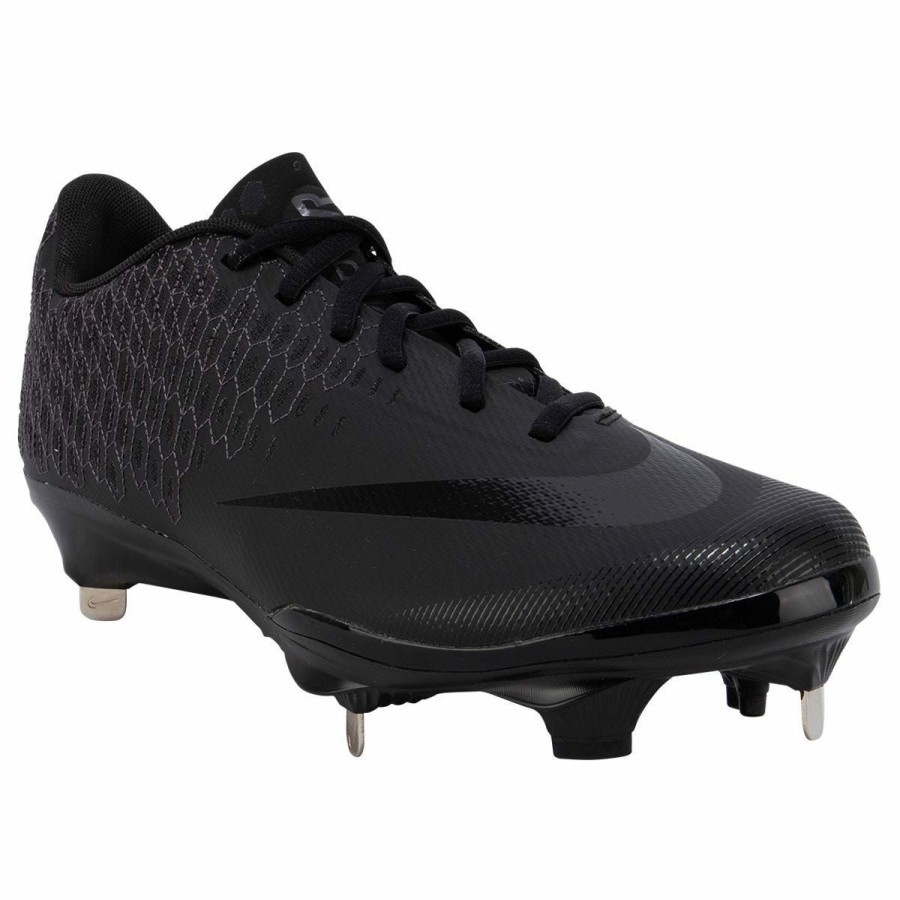 Softball & Baseball Shoes * | Nike Lunar Vapor Ultrafly Elite 2 Men'S Low Metal Baseball Cleats Black/Black/Thunder Gray Discount