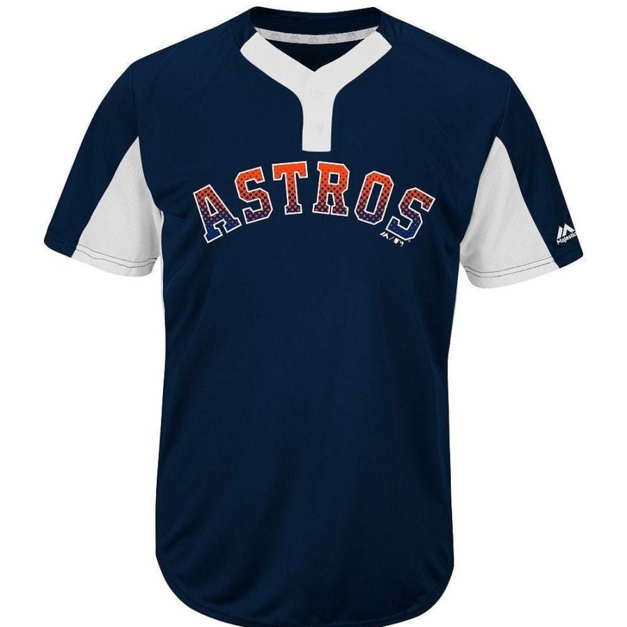 Gamewear * | Houston Astros Majestic Mai383 Mlb Premier Adult Jersey Online