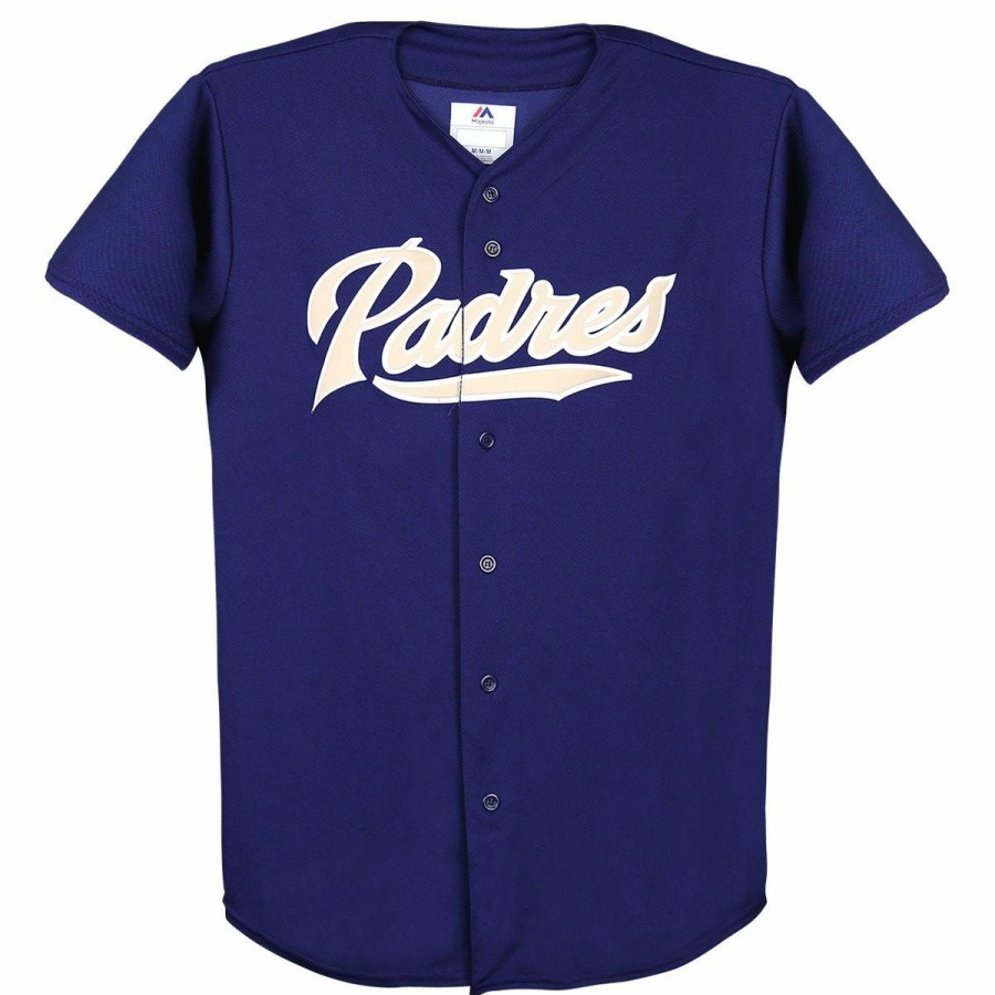 Gamewear * | San Diego Padres Majestic Cool Base Pro Style Adult Jersey Online