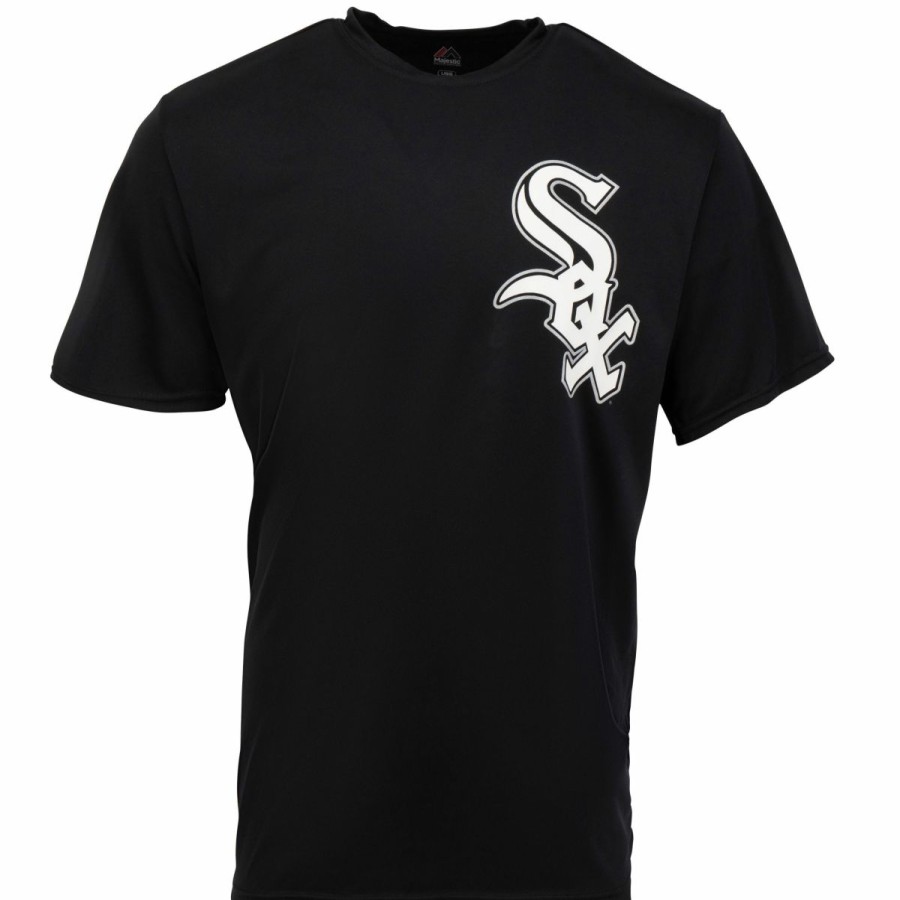 Men'S Apparel * | Chicago White Sox Majestic Cool Base Crewneck Replica Adult Jersey Discount