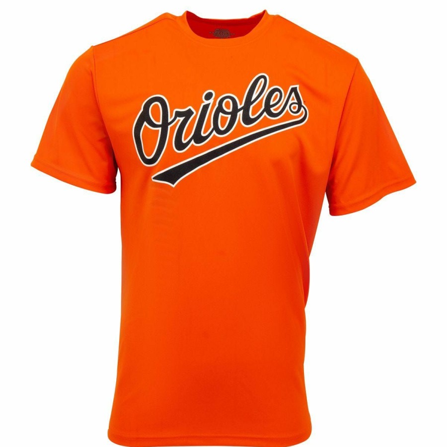 Men'S Apparel * | Baltimore Orioles Majestic Cool Base Crewneck Replica Adult Jersey Sale