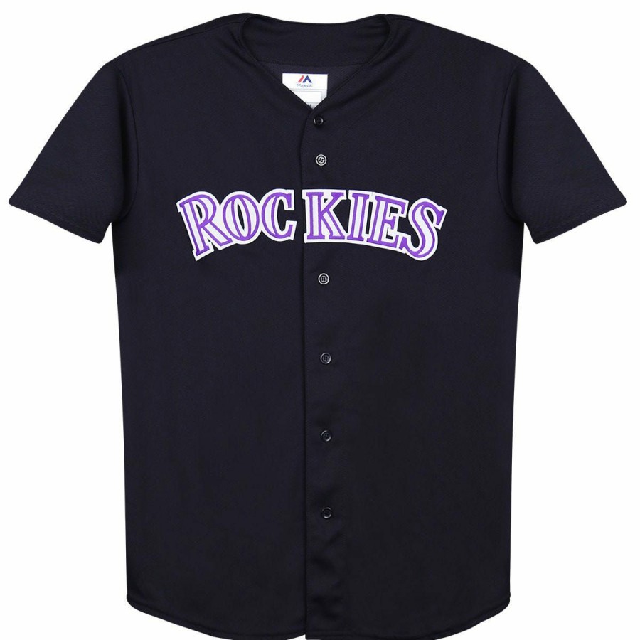 Gamewear * | Colorado Rockies Majestic Cool Base Pro Style Adult Jersey Discount