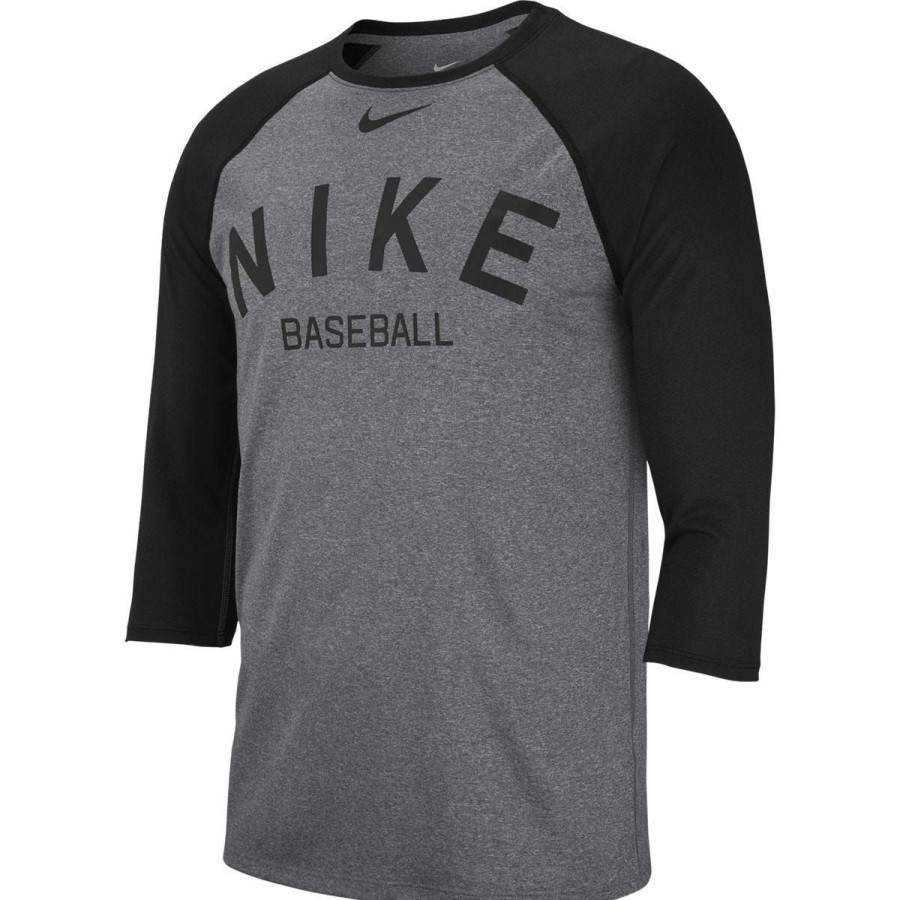 Men'S Apparel * | Nike Cross-Dye Legend Men'S 3/4 Sleeve Baseball Top Discount