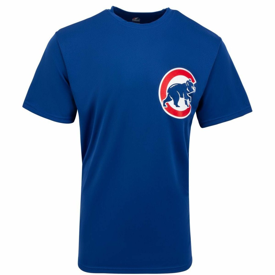 Men'S Apparel * | Chicago Cubs Majestic Cool Base Crewneck Replica Adult Jersey Sale