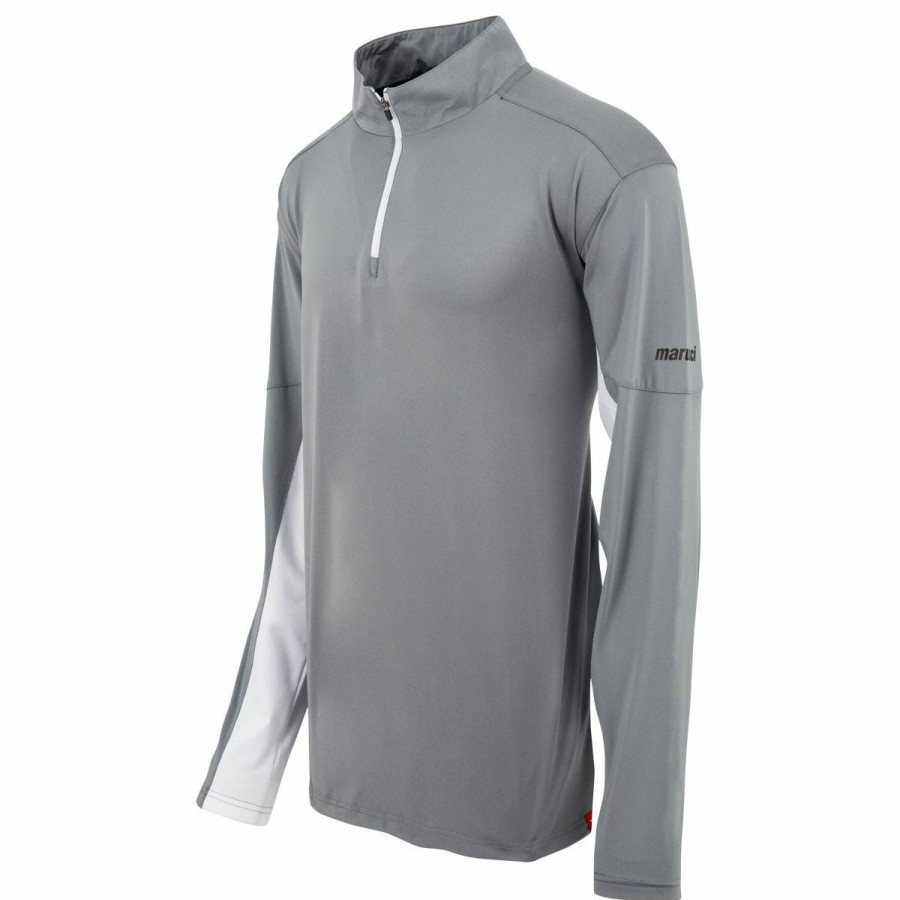 Youth Apparel * | Marucci Boy'S Quarter-Zip Long Sleeve Performance Shirt Sale