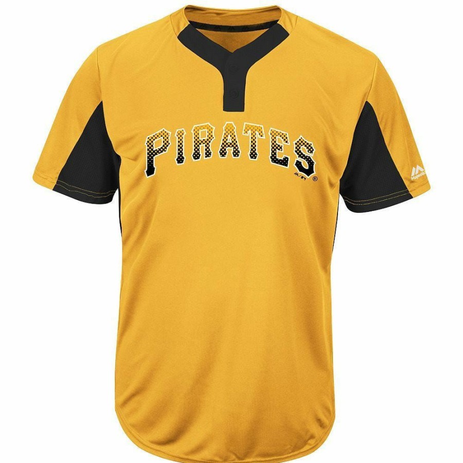 Gamewear * | Pittsburgh Pirates Majestic Mai383 Mlb Premier Adult Jersey Discount