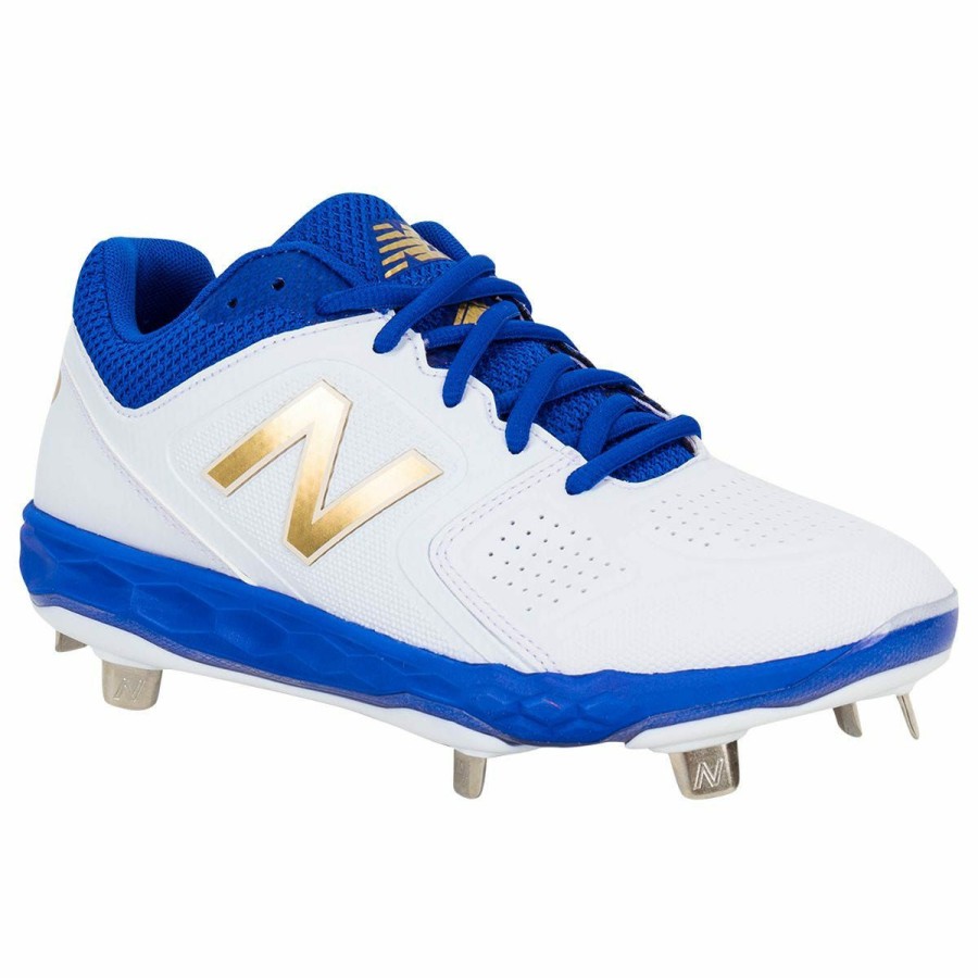 Softball & Baseball Shoes * | New Balance Fresh Foam Velo V1 Women'S Low Metal Fastpitch Softball Cleats Royal Sale