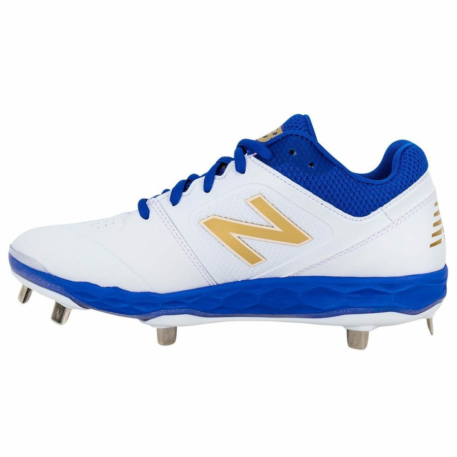 Softball & Baseball Shoes * | New Balance Fresh Foam Velo V1 Women'S Low Metal Fastpitch Softball Cleats Royal Sale