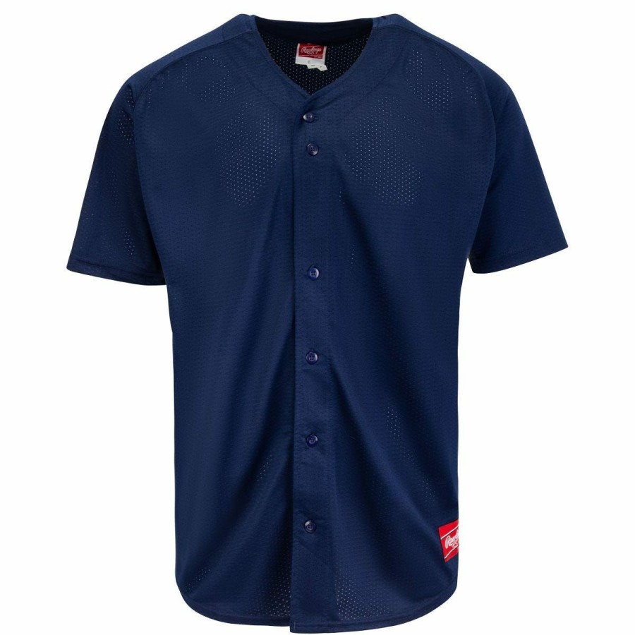 Gamewear * | Rawlings Full Button Ybj167 Youth Jersey Sale