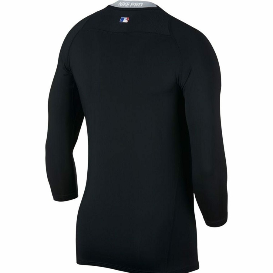 Men'S Apparel * | Nike Pro Men'S 3/4 Sleeve Baseball Top Discount