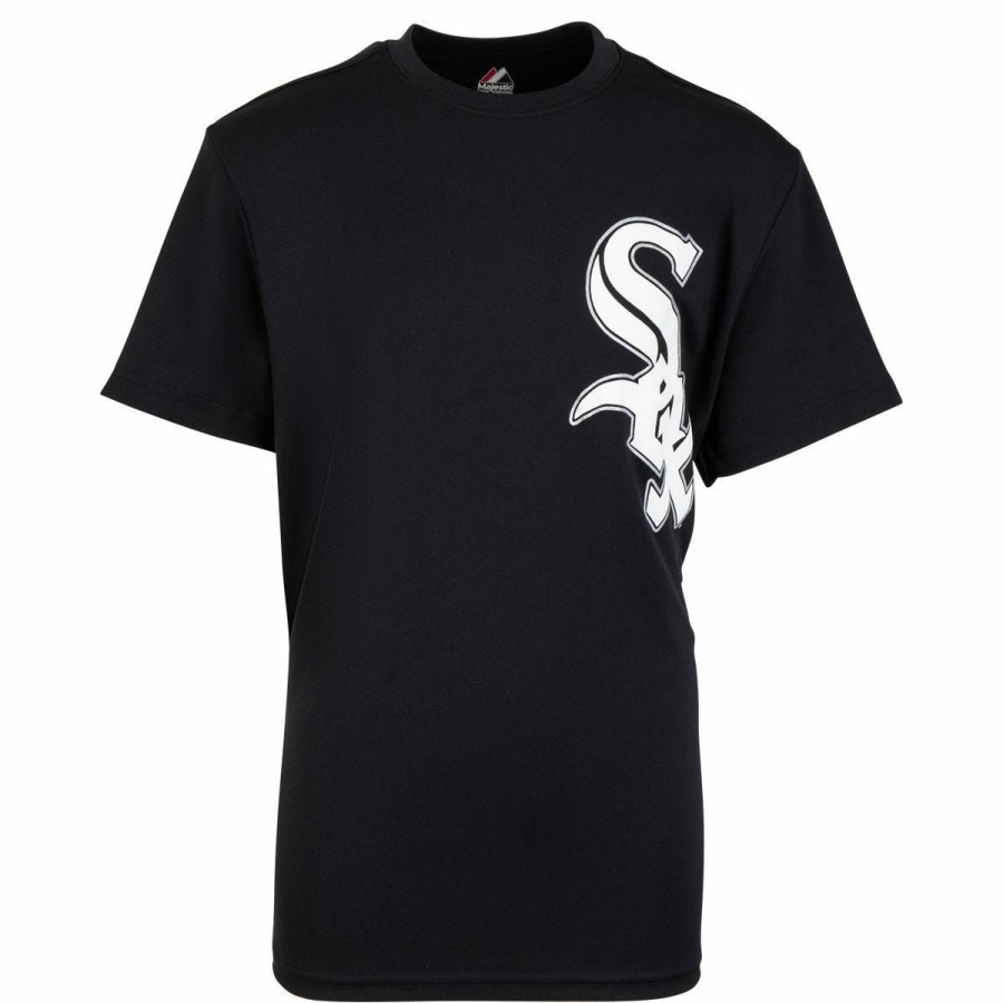 Youth Apparel * | Chicago White Sox Majestic Cool Base Crewneck Replica Youth Jersey Discount