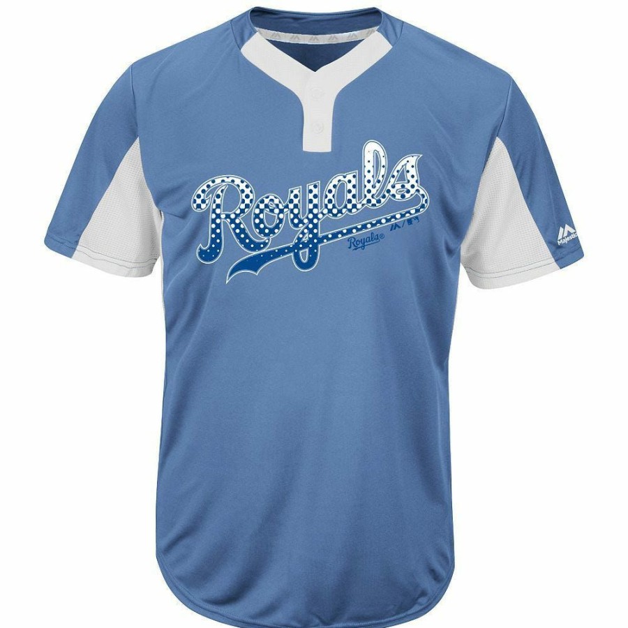 Gamewear * | Majestic Mai383 Mlb Premier Adult Jersey Kansas City Royals Sale