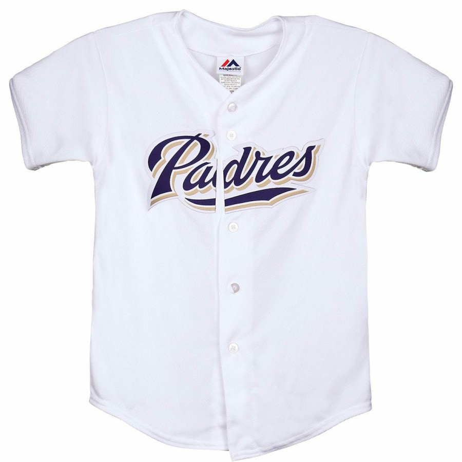 Gamewear * | San Diego Padres Majestic Cool Base Pro Style Youth Jersey Discount