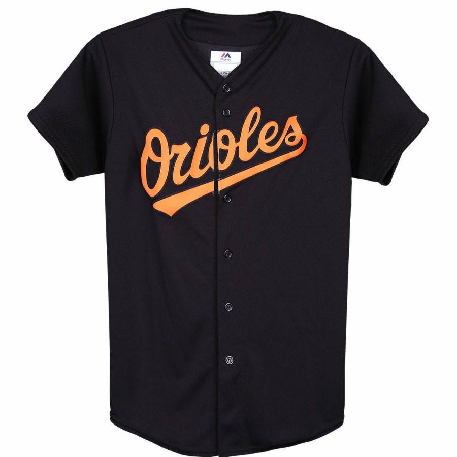 Gamewear * | Baltimore Orioles Majestic Cool Base Pro Style Youth Jersey Online