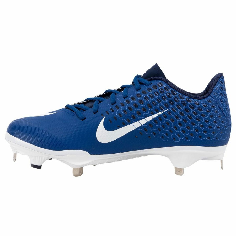 Softball & Baseball Shoes * | Nike Lunar Vapor Ultrafly Elite 2 Men'S Low Metal Baseball Cleats Gym Blue/White/Midnight Navy Sale