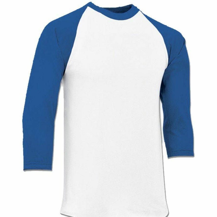 Gamewear * | Champro Cotton 3/4 Sleeve Youth Baseball Shirt Sale