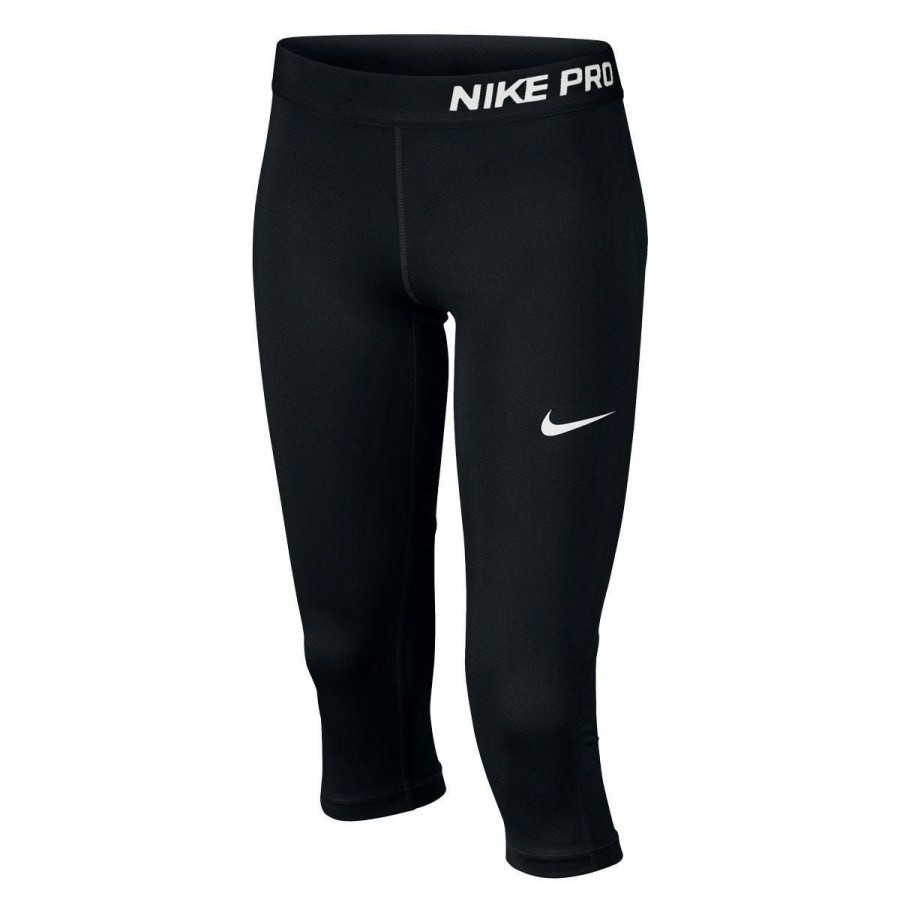 Youth Apparel * | Nike Pro Cool Girls' Capri Pant Discount