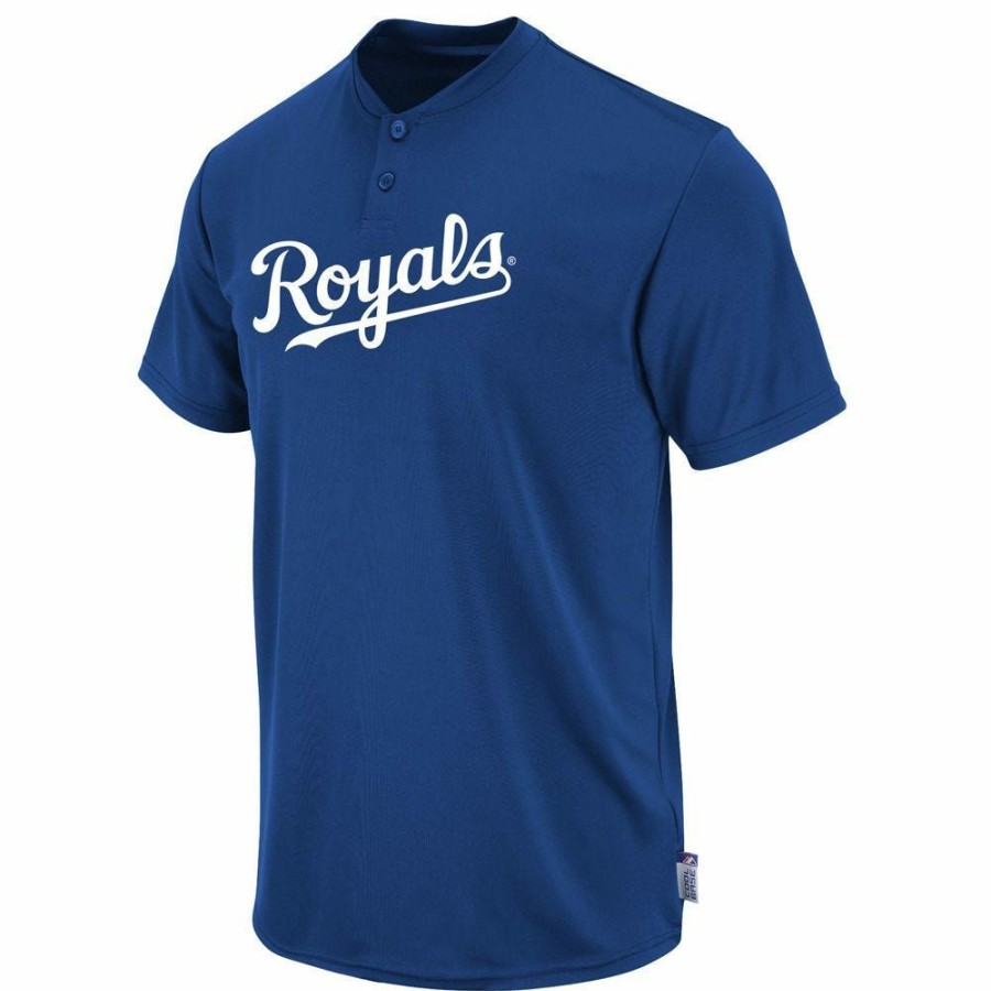 Gamewear * | Majestic Cool Base 2-Button Youth Replica Jersey Kansas City Royals Discount