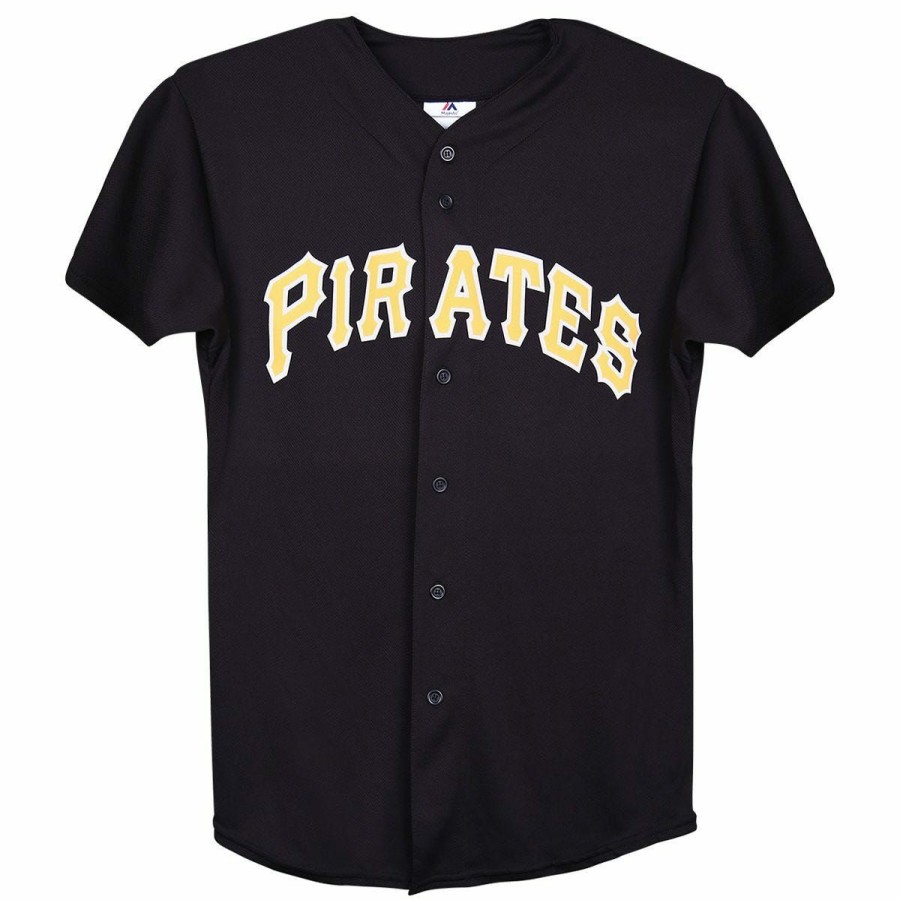 Gamewear * | Pittsburgh Pirates Majestic Cool Base Pro Style Adult Jersey Discount