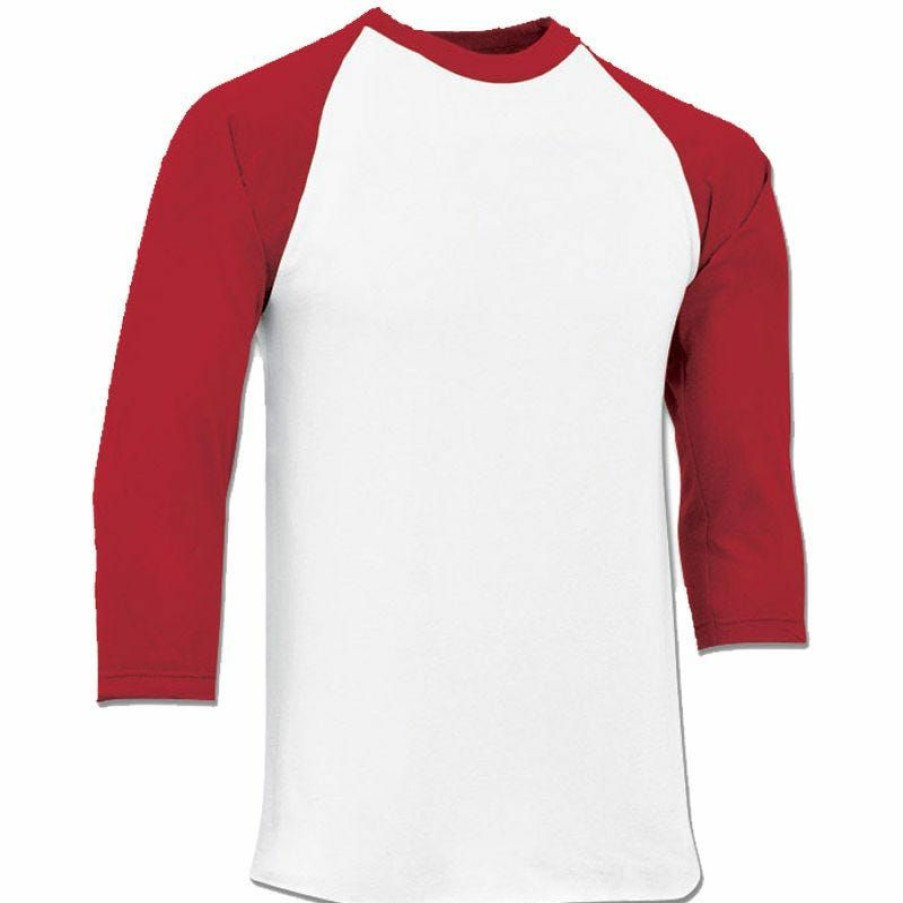 Gamewear * | Champro Cotton 3/4 Sleeve Adult Baseball Shirt Sale