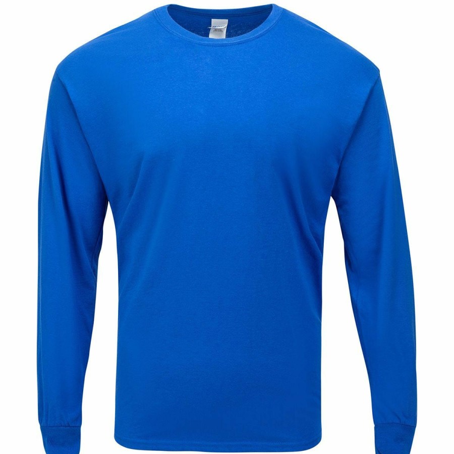 Men'S Apparel * | Gildan G2400 Adult Long Sleeve Tee Shirt Discount