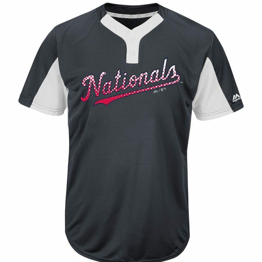 Gamewear * | Washington Nationals Majestic Maiy83 Mlb Premier Youth Jersey Discount