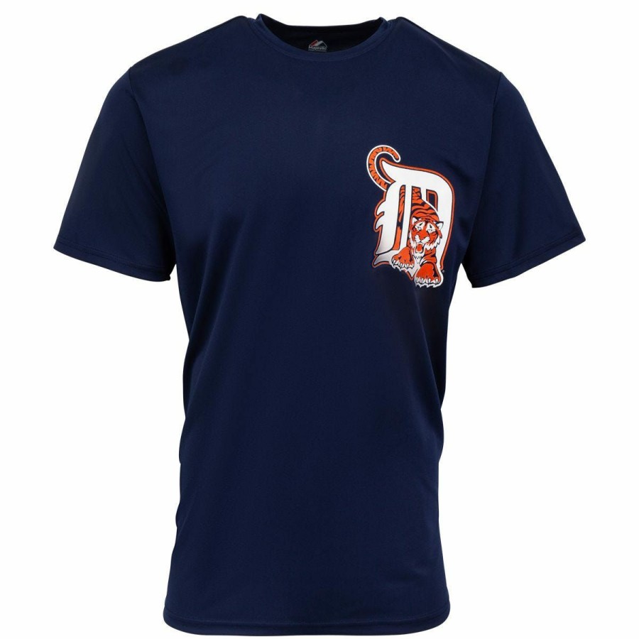 Men'S Apparel * | Detroit Tigers Majestic Cool Base Crewneck Replica Adult Jersey Online