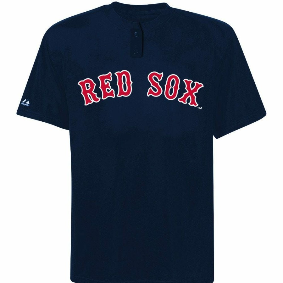 Gamewear * | Boston Red Sox Majestic Mlb 2-Button Replica Youth Jersey Sale