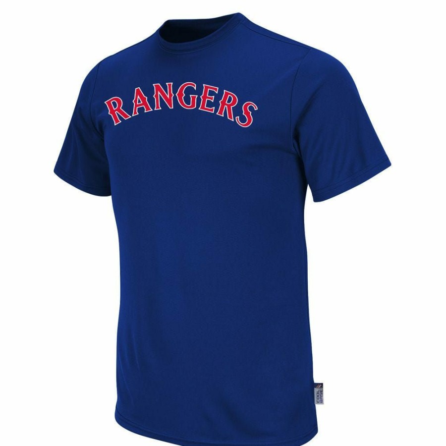 Gamewear * | Majestic Cool Base Crewneck Replica Youth Jersey Texas Rangers Sale