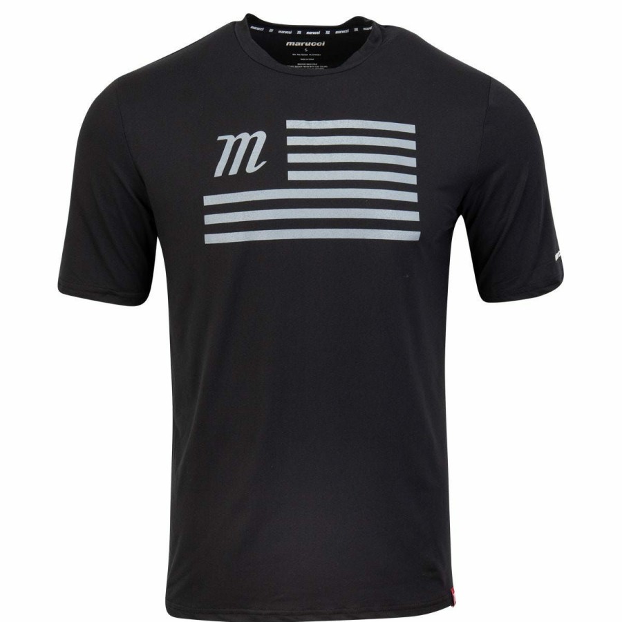 Men'S Apparel * | Marucci American Flag Adult T-Shirt Discount