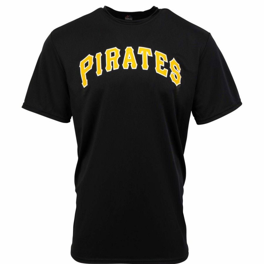 Men'S Apparel * | Pittsburgh Pirates Majestic Cool Base Crewneck Replica Adult Jersey Online