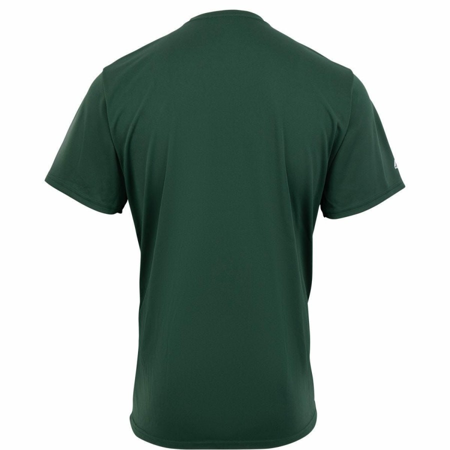 Men'S Apparel * | Oakland Athletics Majestic Cool Base Crewneck Replica Adult Jersey Online