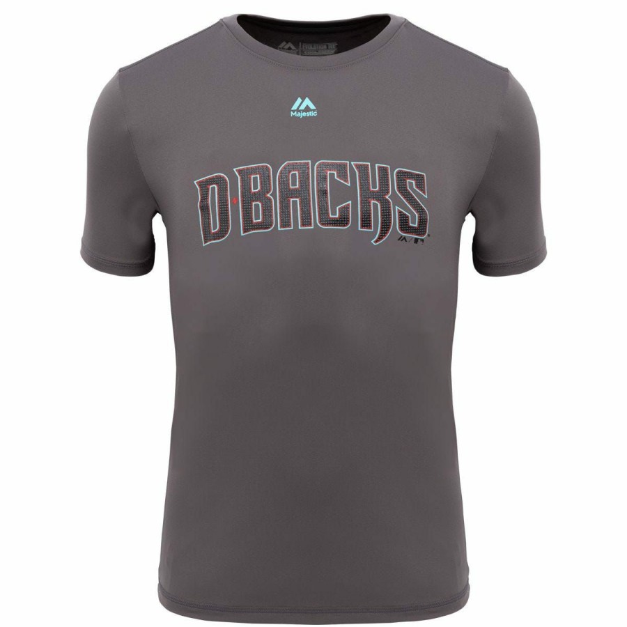 Youth Apparel * | Arizona Diamondbacks Majestic Cool Base Evolution Youth T-Shirt Sale