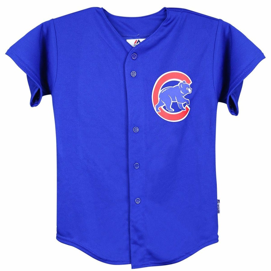 Gamewear * | Chicago Cubs Majestic Cool Base Pro Style Youth Jersey Online