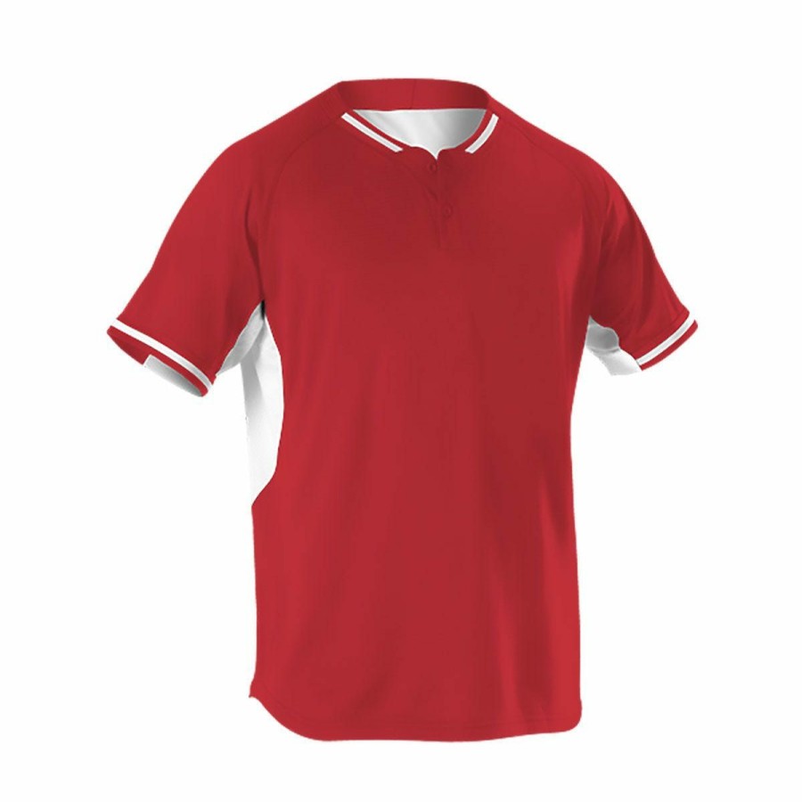 Gamewear * | Alleson 524Pdy Two-Button Youth Baseball Jersey Discount