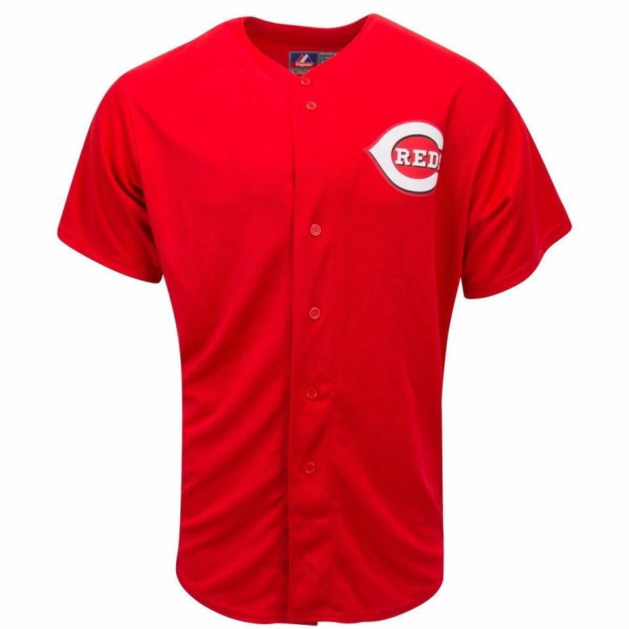 Gamewear * | Cincinnati Reds Majestic Cool Base Pro Style Adult Jersey Discount